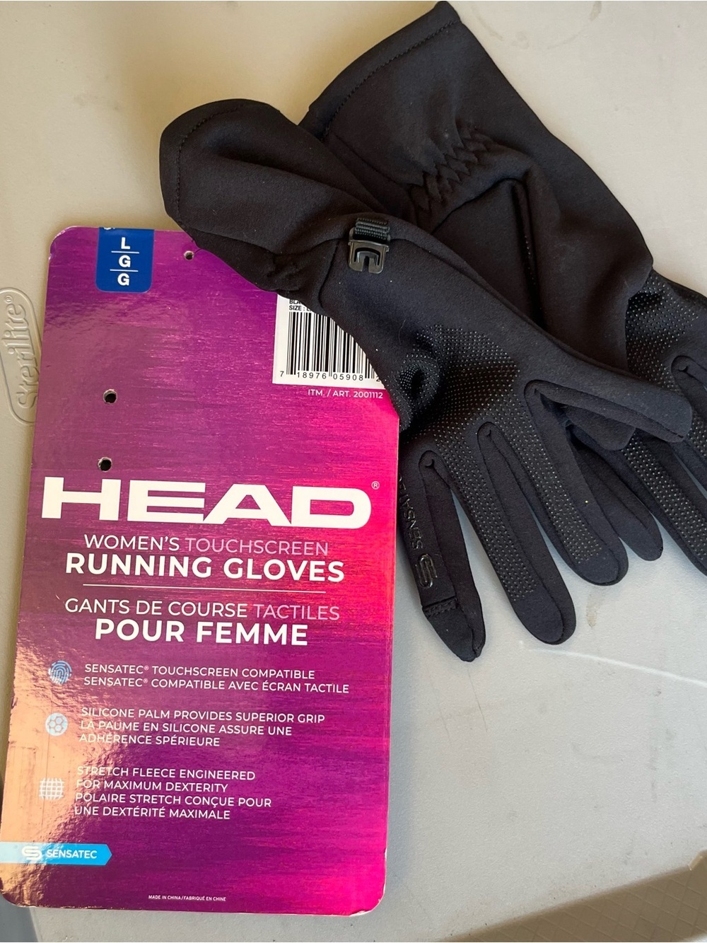 🔥NWT HEAD Women's
Touchscreen Running Gloves -
Size L 🔥